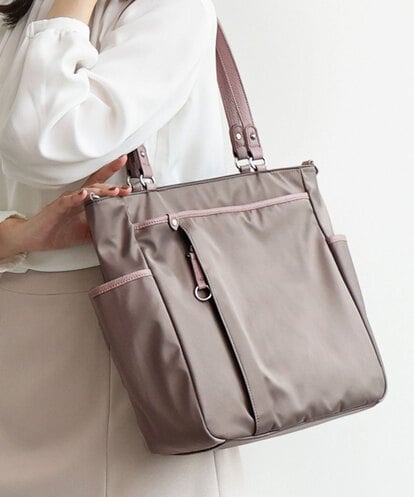 BPRAG84190 MK MICHEL KLEIN BAG [2WAY/A4収納可]多機能ポケットナイロントートバッグ