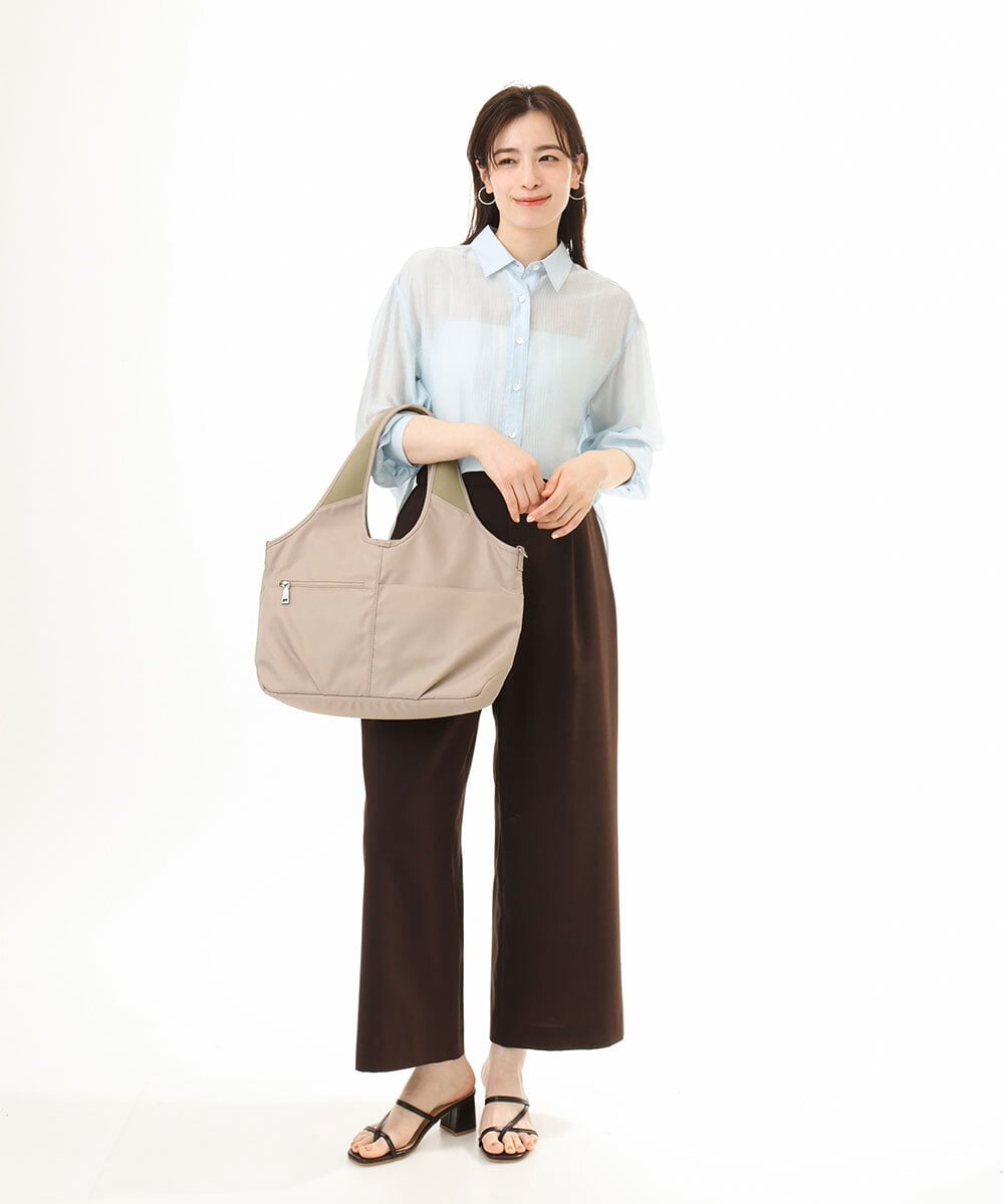 BPRGD42160 MK MICHEL KLEIN BAG(MK ミッシェルクラン バッグ) [撥水/2WAY]くり手トラベルバッグ グリーン