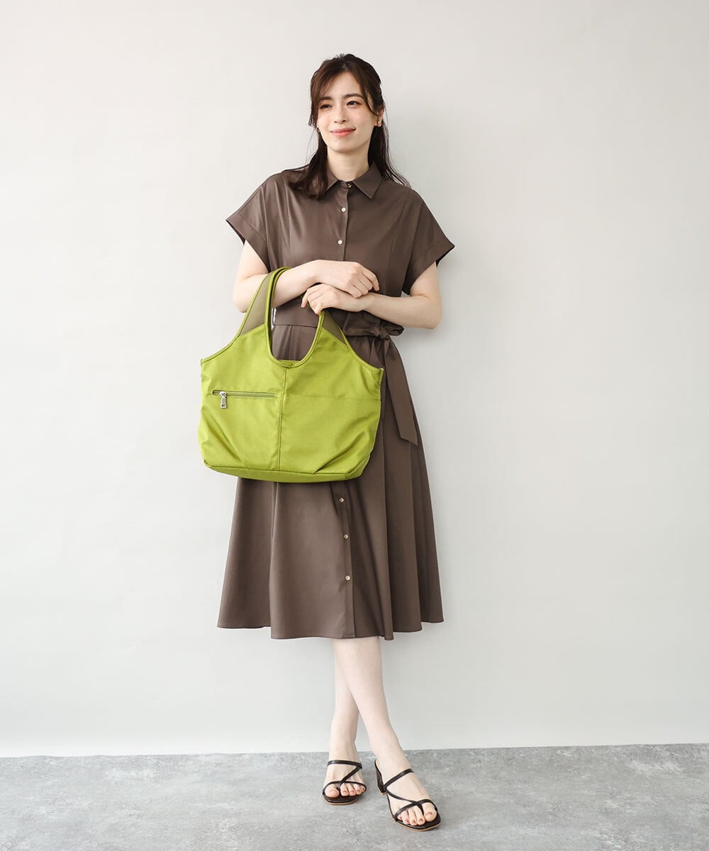 BPRGD42160 MK MICHEL KLEIN BAG(MK ミッシェルクラン バッグ) [撥水/2WAY]くり手トラベルバッグ グリーン