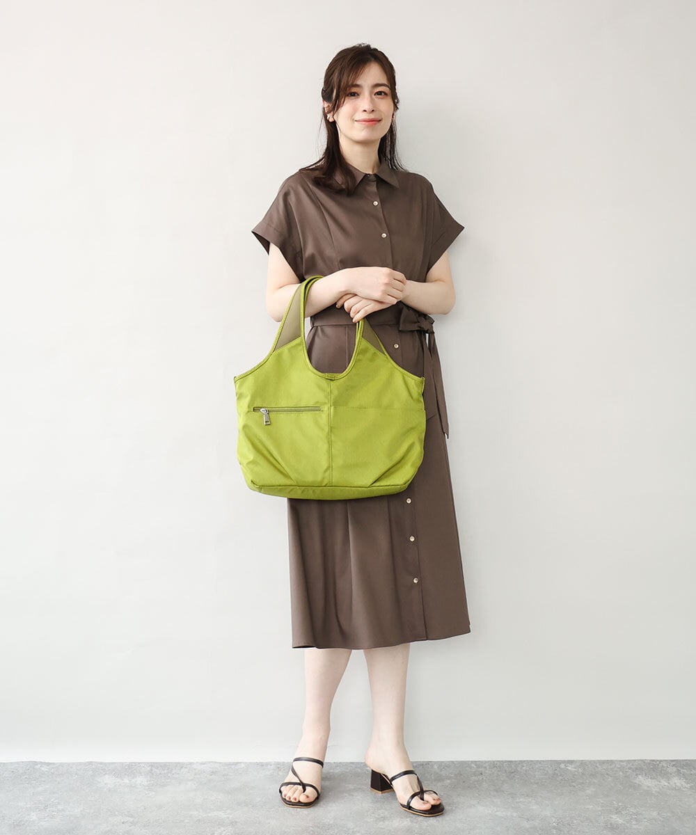 BPRGD42160 MK MICHEL KLEIN BAG(MK ミッシェルクラン バッグ) [撥水/2WAY]くり手トラベルバッグ グリーン