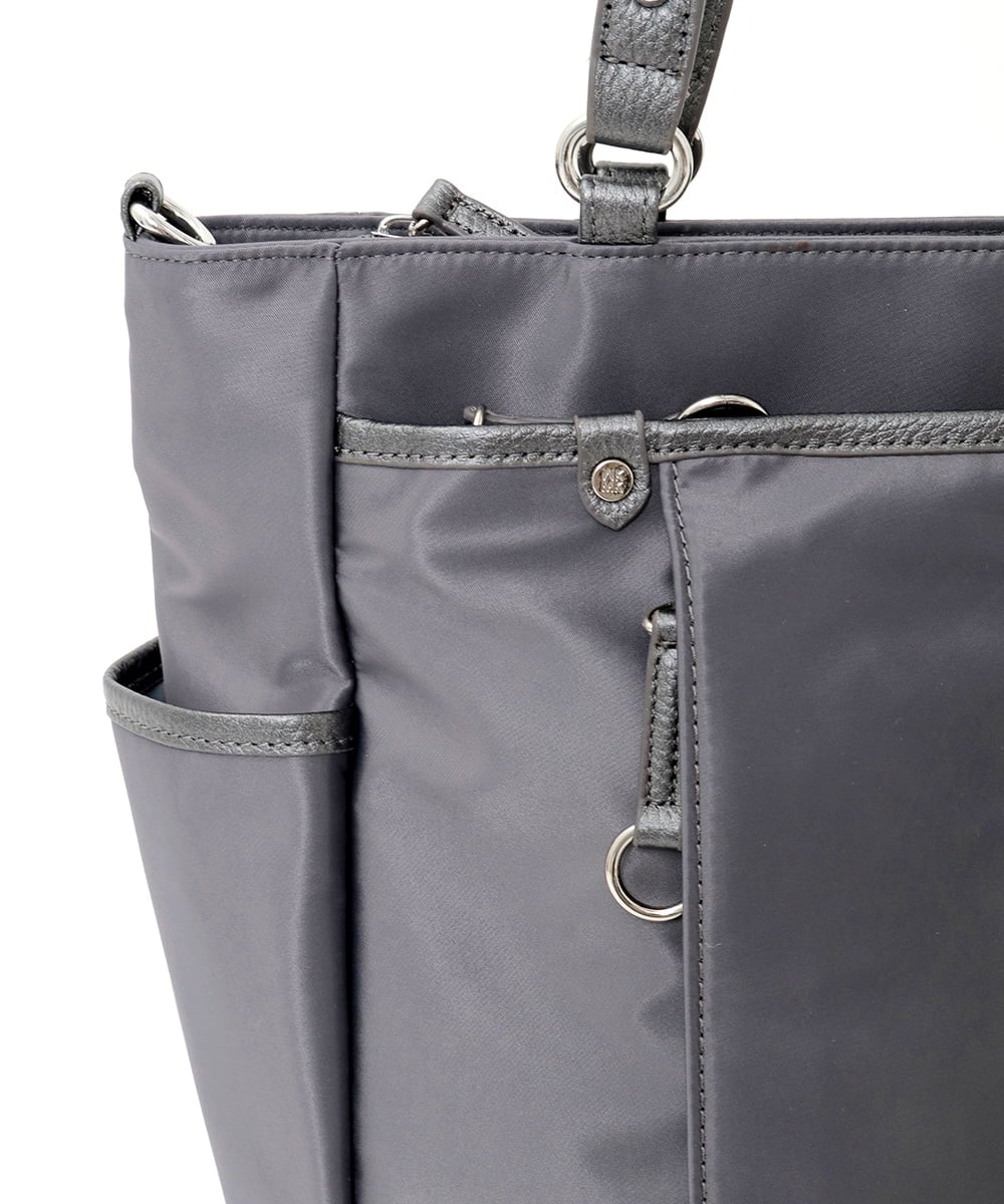 BPRGD84190 MK MICHEL KLEIN BAG(MK ミッシェルクラン バッグ) [2WAY/A4収納可]多機能ポケットナイロントートバッグ グリーン