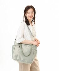 BPRGD84190 MK MICHEL KLEIN BAG(MK ミッシェルクラン バッグ) [2WAY/A4収納可]多機能ポケットナイロントートバッグ グリーン