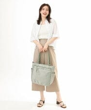 BPRGD84190 MK MICHEL KLEIN BAG(MK ミッシェルクラン バッグ) [2WAY/A4収納可]多機能ポケットナイロントートバッグ グリーン