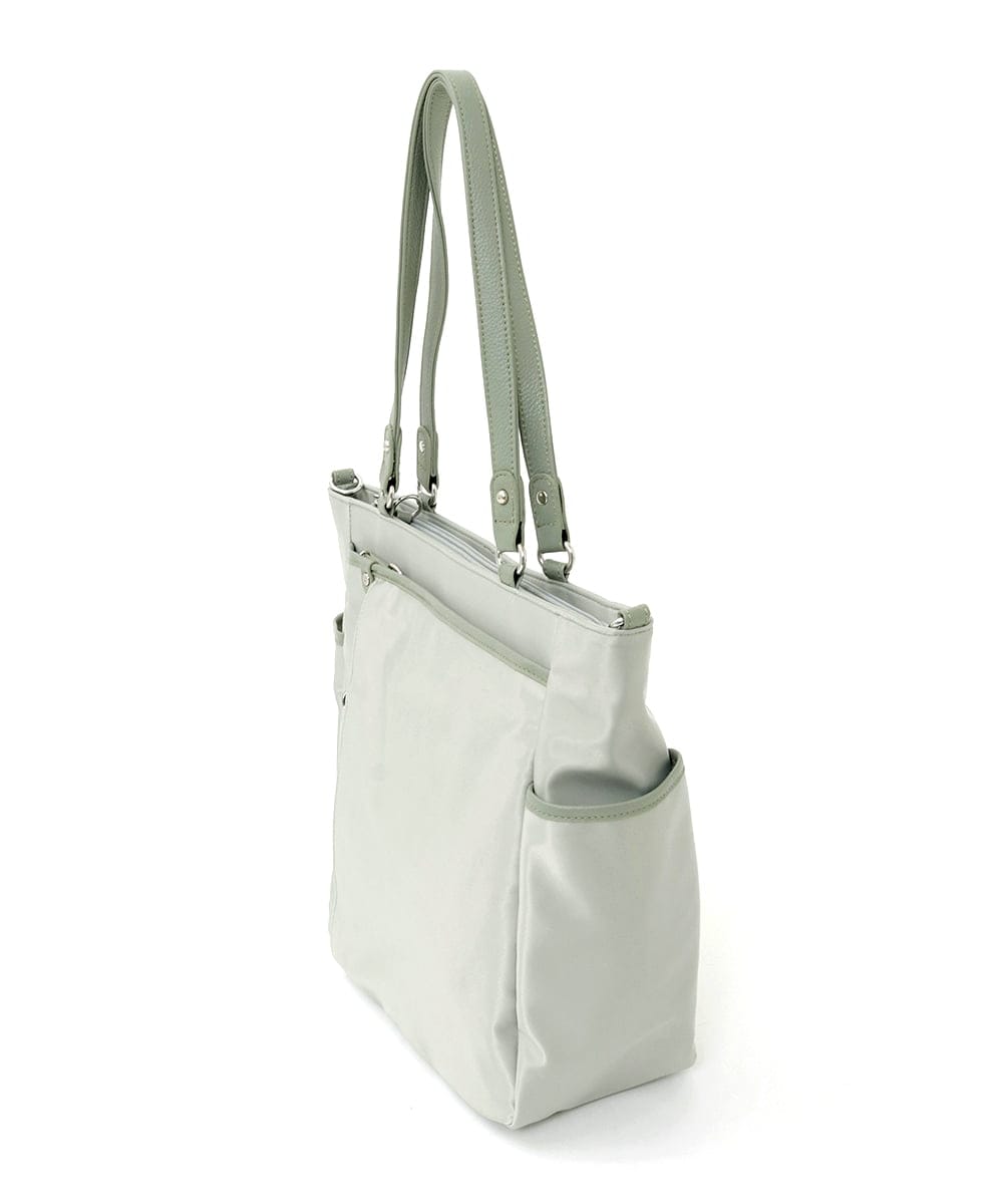 BPRGD84190 MK MICHEL KLEIN BAG(MK ミッシェルクラン バッグ) [2WAY/A4収納可]多機能ポケットナイロントートバッグ グリーン