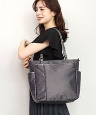 BPRGD84190 MK MICHEL KLEIN BAG(MK ミッシェルクラン バッグ) [2WAY/A4収納可]多機能ポケットナイロントートバッグ グレー
