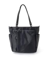 BPRGD84190 MK MICHEL KLEIN BAG(MK ミッシェルクラン バッグ) [2WAY/A4収納可]多機能ポケットナイロントートバッグ ブラック