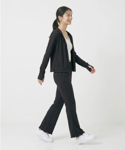 CALID01090 Skinea モイストカットフレアパンツ