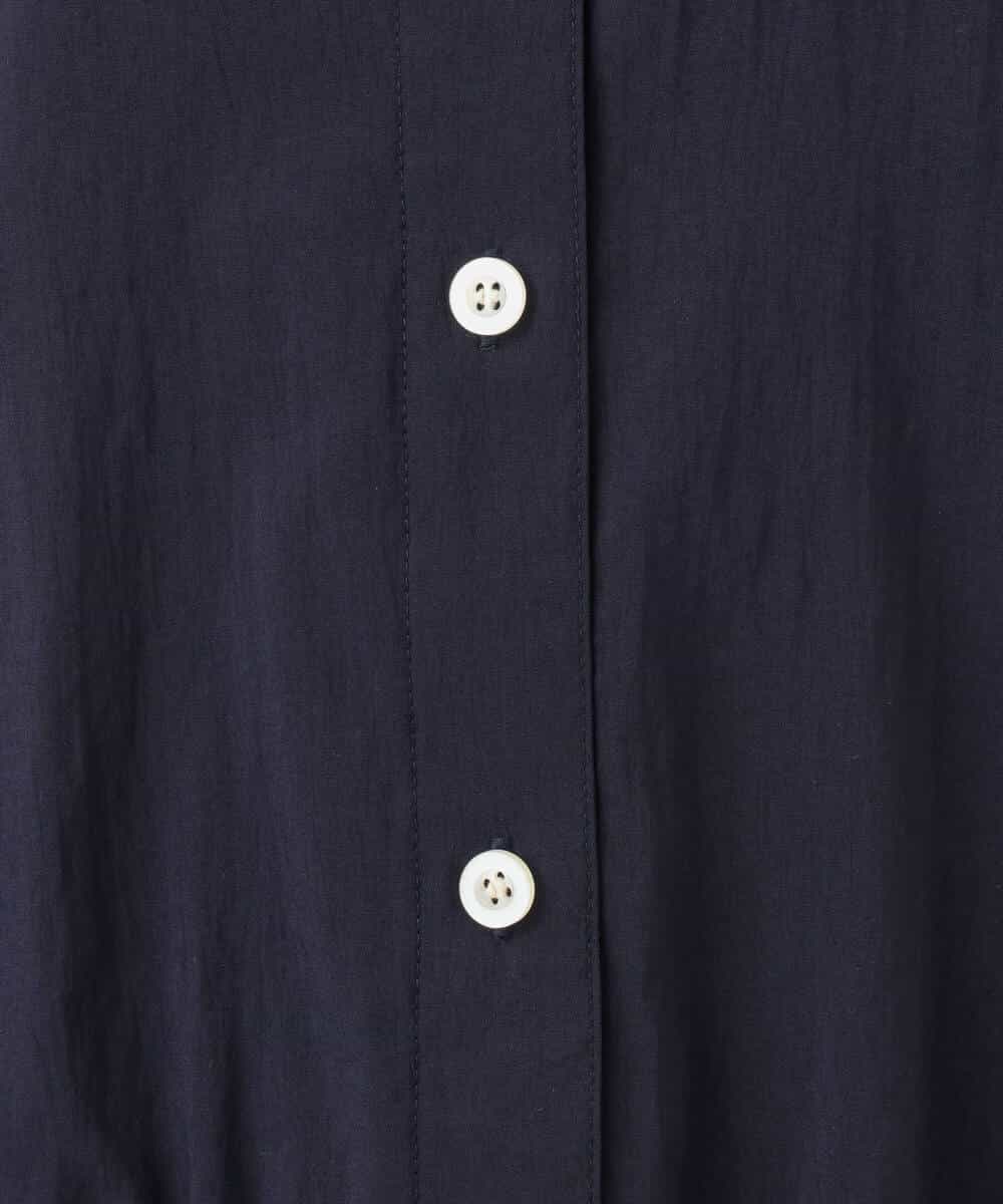 F1BHD60140 MK MICHEL KLEIN(小さいサイズ)(メゾン ドゥ サンク) 【小さいサイズ】[接触冷感/洗える]クロップド丈シャツ ベージュ