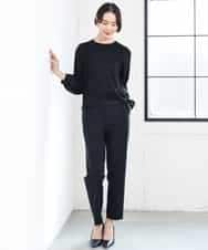 F6BAG04190 MICHEL KLEIN(小さいサイズ)(メゾン ドゥ サンク) 【小さいサイズ】フロントレースブラウス ベージュ