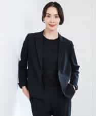 F6BAG04190 MICHEL KLEIN(小さいサイズ)(メゾン ドゥ サンク) 【小さいサイズ】フロントレースブラウス ベージュ