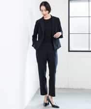 F6BAG04190 MICHEL KLEIN(小さいサイズ)(メゾン ドゥ サンク) 【小さいサイズ】フロントレースブラウス ベージュ