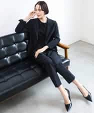 F6BAG04190 MICHEL KLEIN(小さいサイズ)(メゾン ドゥ サンク) 【小さいサイズ】フロントレースブラウス ベージュ