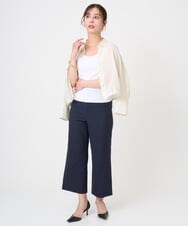 F6KGD06110 MICHEL KLEIN(小さいサイズ)(メゾン ドゥ サンク) [小さいサイズ][遮熱効果素材]タンクトップ ホワイト