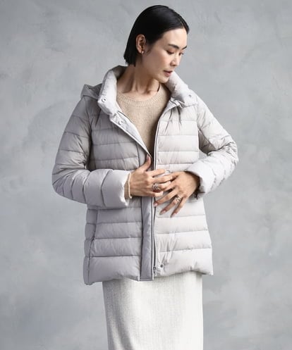 F6VBD40570 MICHEL KLEIN(小さいサイズ) [小さいサイズ][定番人気]2WAYストレッチダウンジャケット