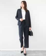 FKDGD33230 MK MICHEL KLEIN(MK ミッシェルクラン) [イージーケア/洗える]ドライタッチストレッチ カラーレスジャケット グレージュ