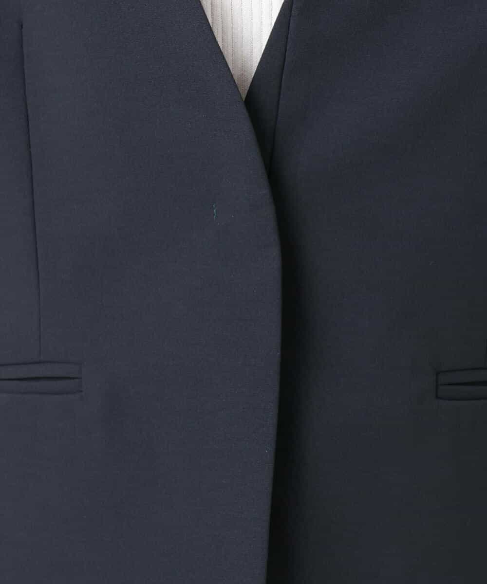 FKDGD33230 MK MICHEL KLEIN(MK ミッシェルクラン) [イージーケア/洗える]ドライタッチストレッチ カラーレスジャケット グレージュ
