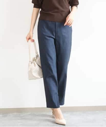 FKLGD41130 MK MICHEL KLEIN [洗える]ハイストレッチ細身シルエットパンツ