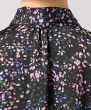 FMBAG44260 MICHEL KLEIN(ミッシェルクラン) [セットアップ対応]ドットプリントボウタイブラウス ブラック