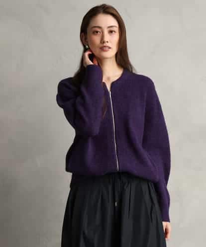 FMSAG42230 MICHEL KLEIN ジップアップニットブルゾン