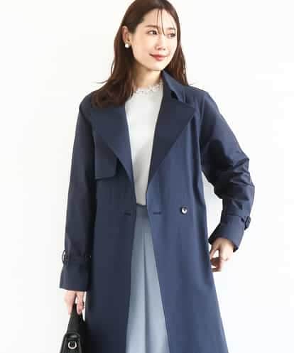 FOVFD10300 MK MICHEL KLEIN [撥水/洗える]トレンチディティールロングコート