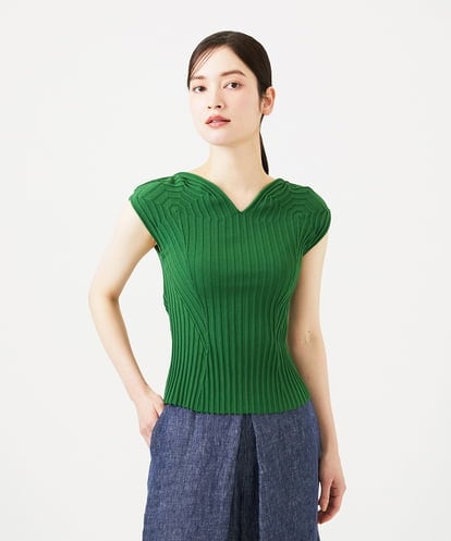GBFGD30330 Sybilla ハートモチーフリブニット