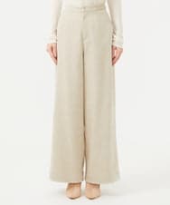 GBLAH35330 Sybilla(シビラ) モールデニムワイドパンツ ベージュ