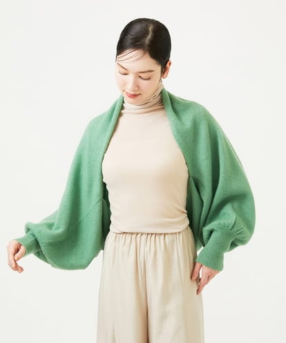 GBSCD30550 Sybilla カシミヤシルクドレープボレロ