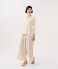 GBSGD51330 Sybilla(シビラ) ペプラムリブカーディガン アイボリー