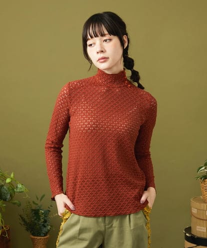 GJKJB41140  アイレットレースカットソー