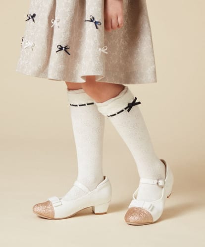 KGLCA04012 a.v.v KIDS [KIDS]スカラップハイソックス