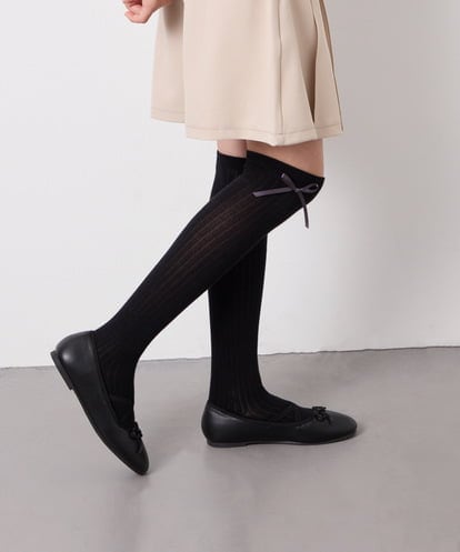 KGLGD14009 a.v.v KIDS 【19-21/22-24cm】サイドリボンニーハイ