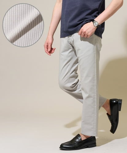 KHLGD11059 a.v.v MEN 【累計3万枚販売】ストレッチコードレーン５ポケット SOUKAIベーシックアンクルパンツ【接触冷感/速乾/軽撥水/ストレッチ/イージーケア/洗濯機で洗える/毛玉になりにくい】