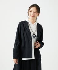 NGDED01450 GIANNI LO GIUDICE(ジャンニ ロ ジュディチェ) [日本製]クレイペーパーナイロンジャケット ブラック