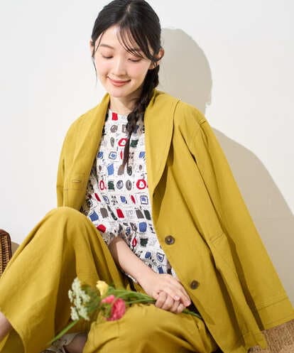 NGDGF26360 GIANNI LO GIUDICE [洗える]コットンナチュラルワッシャージャケット
