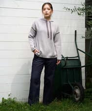 NGFAG21230 GIANNI LO GIUDICE(ジャンニ ロ ジュディチェ) [洗える]レーヨンナイロンストレッチプルオーバー カーキ