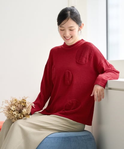 NGFAH47230 GIANNI LO GIUDICE エクストラファインウールドットニット