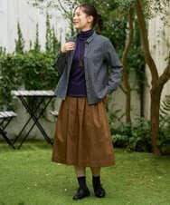 NGKAI28110 GIANNI LO GIUDICE(ジャンニ ロ ジュディチェ) [洗える]テンセルウールフライスカットソー グレー