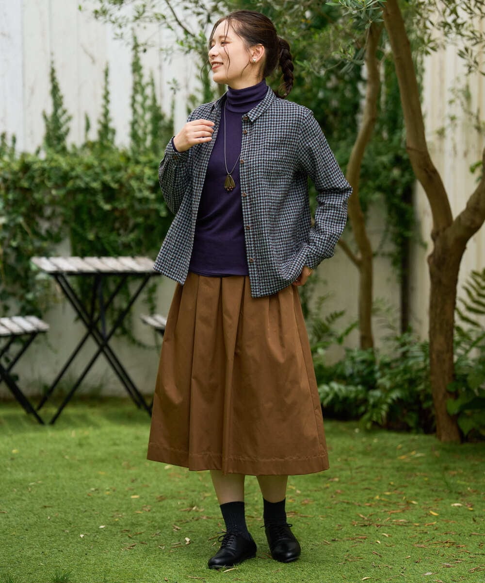 NGKAI28110 GIANNI LO GIUDICE(ジャンニ ロ ジュディチェ) [洗える]テンセルウールフライスカットソー グレー