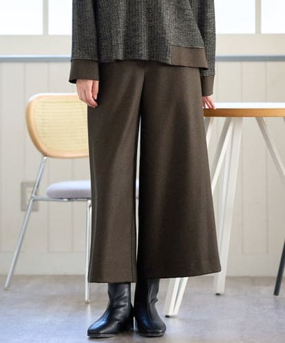 NGLAH38290 GIANNI LO GIUDICE [日本製]オズミー圧縮天竺ワイドパンツ