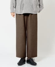 NGLAH41230 GIANNI LO GIUDICE(ジャンニ ロ ジュディチェ) [日本製]ソフトフランネル２ＷＡＹパンツ ブラウン
