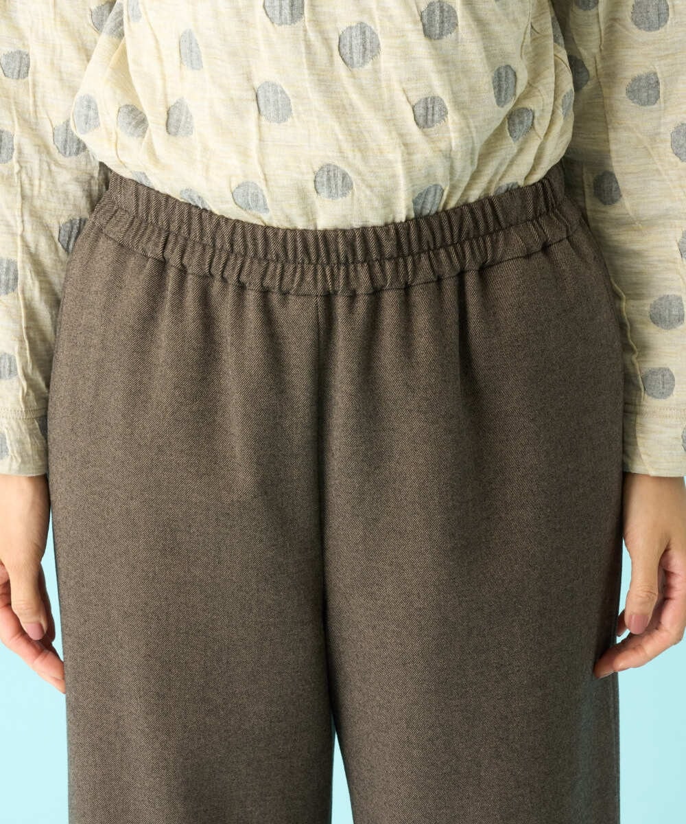 NGLAH41230 GIANNI LO GIUDICE(ジャンニ ロ ジュディチェ) [日本製]ソフトフランネル２ＷＡＹパンツ ブラウン
