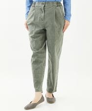 NGLJV52230 GIANNI LO GIUDICE(ジャンニ ロ ジュディチェ) [洗える]顔料染めコットンストレッチパンツ カーキグレー