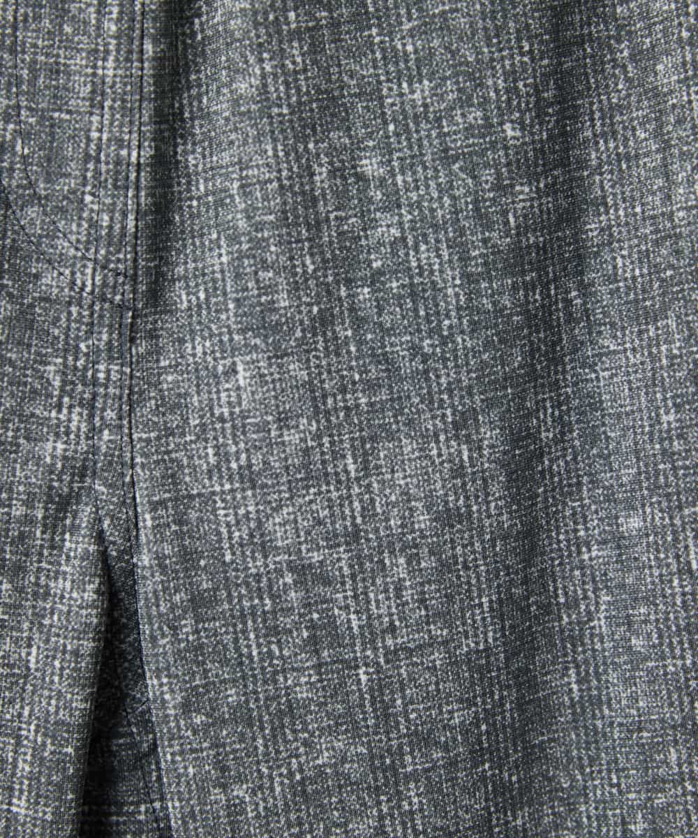 NHLHC91170 GIANNI LO GIUDICE(小さいサイズ)(メゾン ドゥ サンク) [3サイズ展開]ぼかし調チェック柄ハイテンションストレッチパンツ オフホワイト