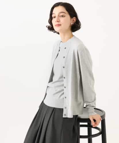 NHSAI80180 GIANNI LO GIUDICE(小さいサイズ) [アンサンブル対応]クルーネックニットカーディガン