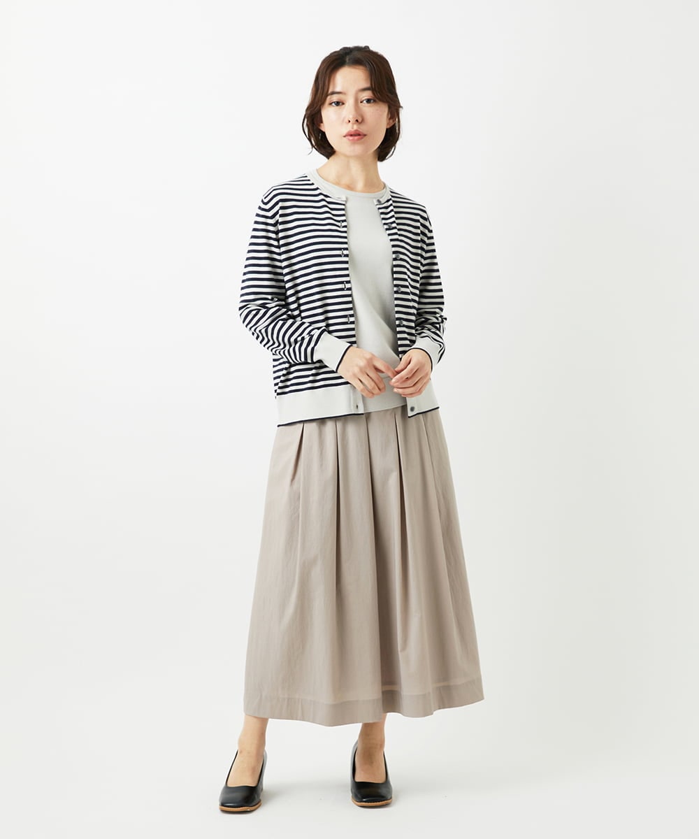 NHSEF80180 GIANNI LO GIUDICE(小さいサイズ)(メゾン ドゥ サンク) [アンサンブル対応]クルーネックニットカーディガン ピンク