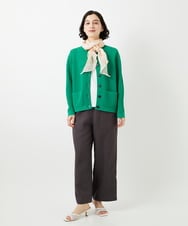 NHSGE40270 GIANNI LO GIUDICE(小さいサイズ)(メゾン ドゥ サンク) ペーパーヤーンニットカーディガン ベージュ