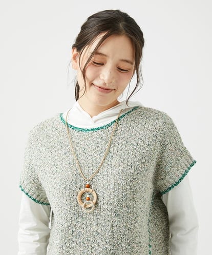 NK2ED01100 GIANNI LO GIUDICE リングテープトップネックレス