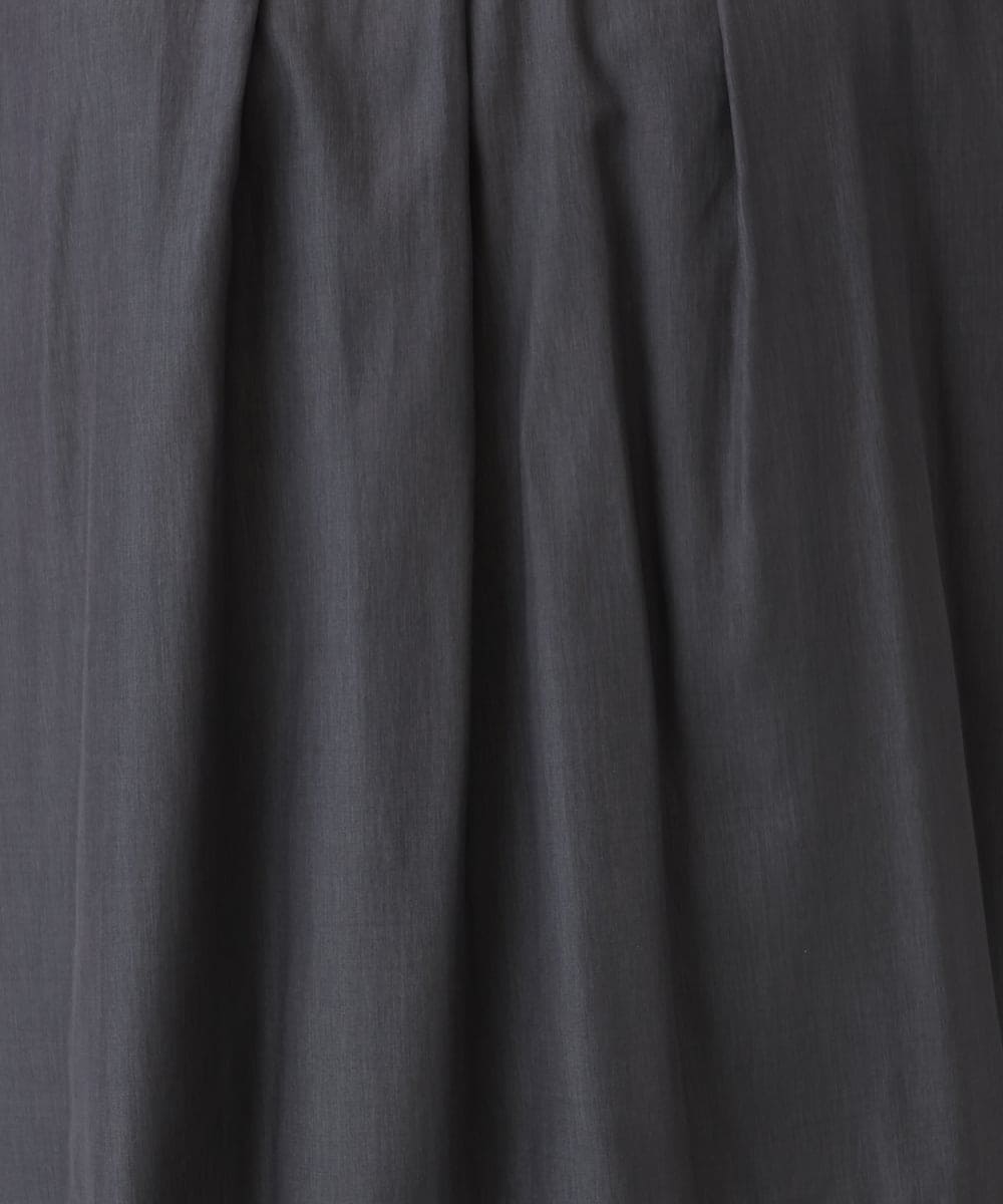 OLBLD13099 eur3(エウルキューブ) 【野呂佳代さん着用/大きいサイズ】フリルリボンブラウス ダークグレー