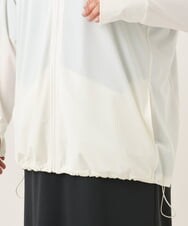 OLCGA21099 eur3(エウルキューブ) 【大きいサイズ/機能素材アイテム】接触冷感ラッシュガード ホワイト(90)