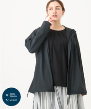 OLCGA21099 eur3(エウルキューブ) 【大きいサイズ/機能素材アイテム】接触冷感ラッシュガード ブラック(94)